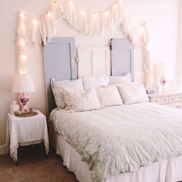 13 DIY Ways to Decorate your Bedroom With String Lights - String Lights DIY Ideas, string lights, diy String Lights