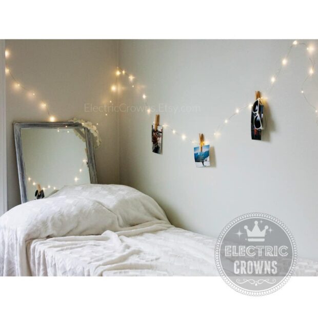 13 DIY Ways to Decorate your Bedroom With String Lights - String Lights DIY Ideas, string lights, diy String Lights