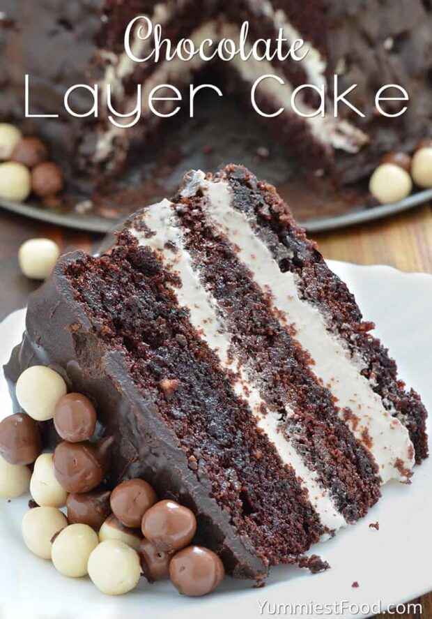 12 Delicious Layered Cake Recipes You'll Love (Part 1) - Layered Cookie Cake, Layered Cake Recipes, Layered Cake, Cheesecake recipes, cake recipes