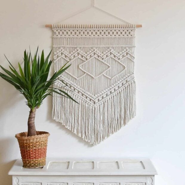 Macrame Wall Hangings You Will Love this Summer 2020 - Wall Hangings, Macrame Wall Hangings, Macrame Wall, home decor