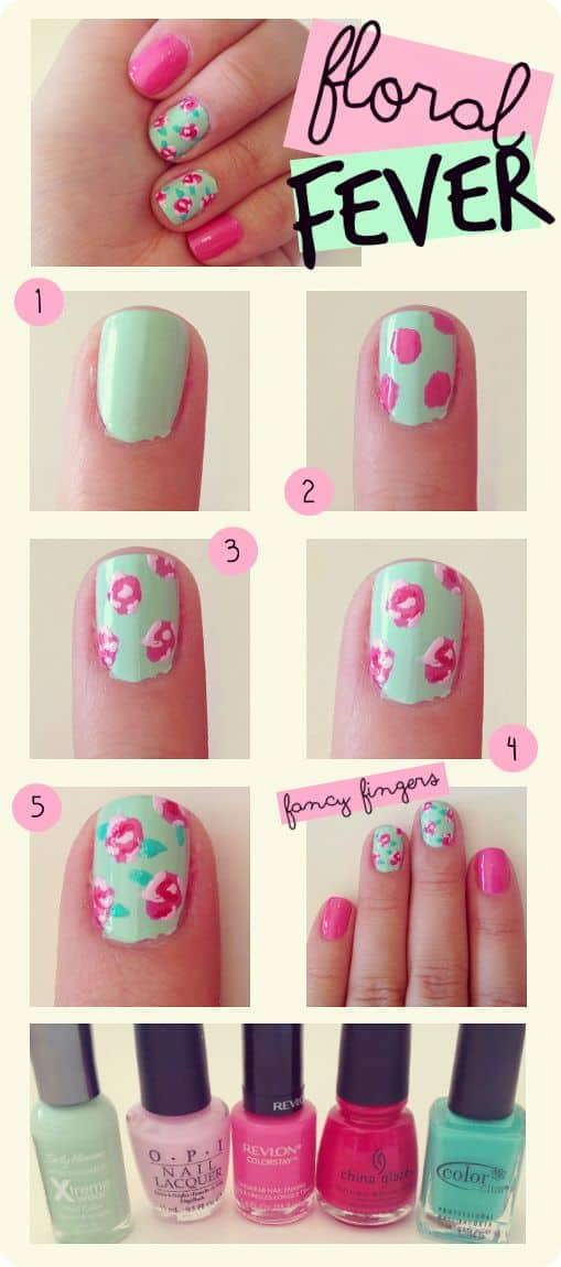 14 Cute Summer Nail Art Ideas and Tutorials - Summer Nail Art Ideas, summer nail art, neon summer nail art