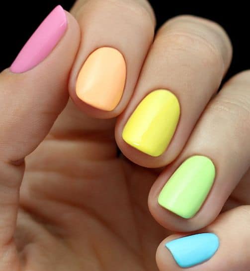 14 Cute Summer Nail Art Ideas and Tutorials - Summer Nail Art Ideas, summer nail art, neon summer nail art
