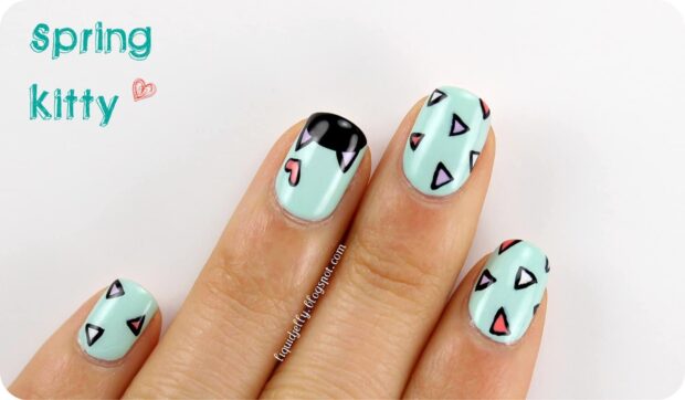 14 Cute Summer Nail Art Ideas and Tutorials - Summer Nail Art Ideas, summer nail art, neon summer nail art