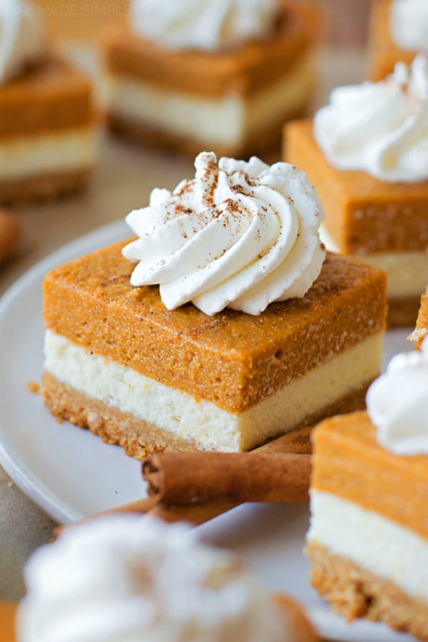 13 Pumpkin Pie Bar Recipes