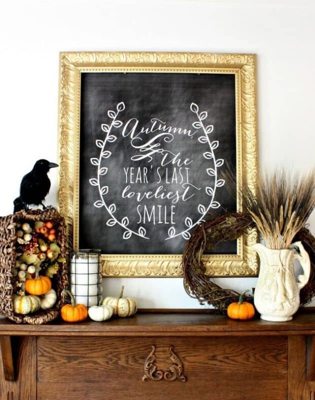 Chalkboard Ideas for Fall