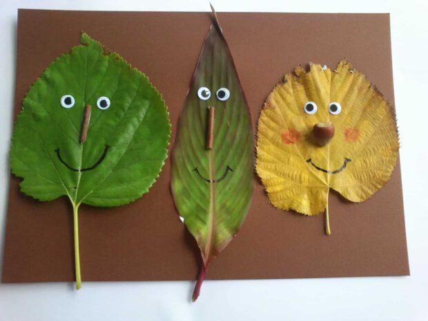 13 Easy Crafts To Make With Fall Leaves