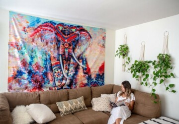 7 Brilliant Ideas for Hanging a Wall Tapestry Around the House - Wall Tapestry, wall, home ideas, decoration