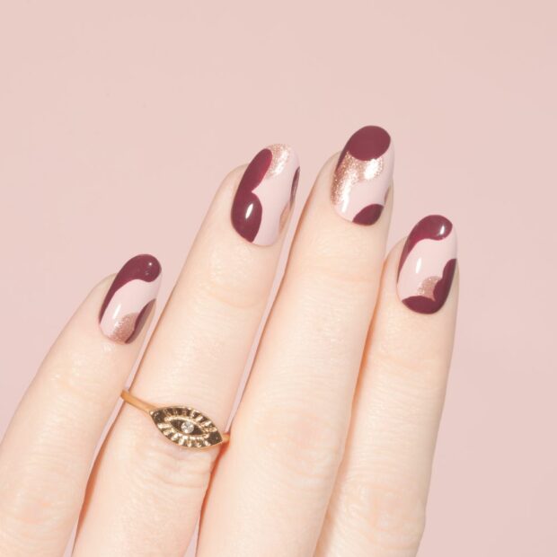 Gorgeous Rose Gold Nail Art Designs - rose nail art, Rose Gold Nail Art, Rose Gold, Nail Art, amazing nail art