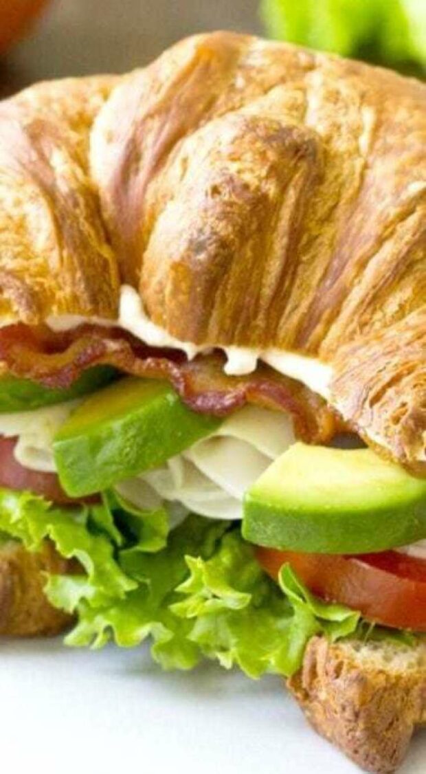 Best Croissant Sandwich Recipes (Part 1) - Sandwich Recipes, Easy Sandwich Recipes, Croissant Sandwich Recipes, Croissant