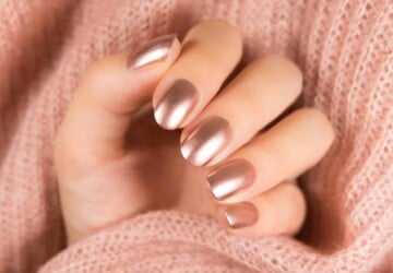 Gorgeous Rose Gold Nail Art Designs - rose nail art, Rose Gold Nail Art, Rose Gold, Nail Art, amazing nail art