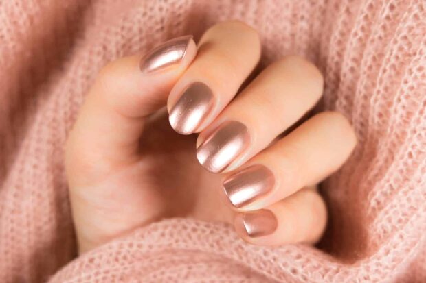 Gorgeous Rose Gold Nail Art Designs - rose nail art, Rose Gold Nail Art, Rose Gold, Nail Art, amazing nail art