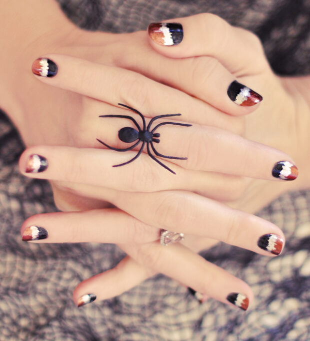 13 Creepy and Kooky Halloween Nail Art Ideas - Spooktacular Halloween Nail Art, halloween nails, Halloween Nail Art Ideas, halloween nail art