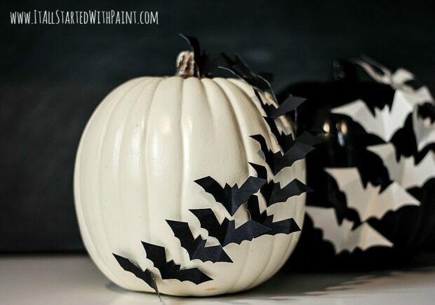 13 Creative DIY Halloween Pumpkins - Halloween Pumpkins, DIY pumpkins, DIY Halloween Pumpkins, DIY Halloween Pumpkin, DIY Halloween Decor