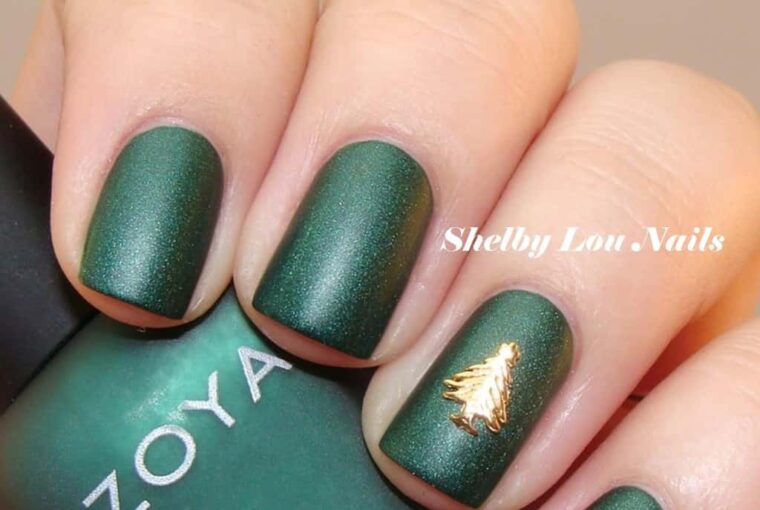 13 Gorgeous Winter Nail Designs to Brighten Up the Season (Part 1) 13 Gorgeous Winter Nail Designs to Brighten Up the Season (Part 1) - winter nail design, winter Nail Art Ideas, winter nail art, Winter Nail