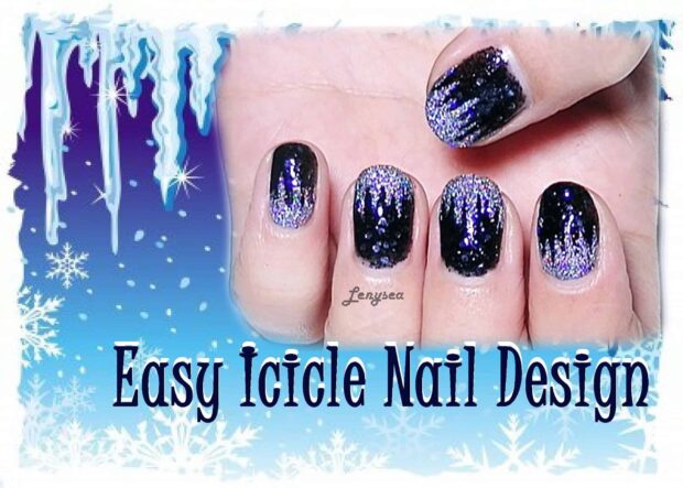 13 Gorgeous Winter Nail Designs to Brighten Up the Season (Part 1) - winter nail design, winter Nail Art Ideas, winter nail art, Winter Nail