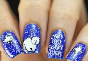 13 Gorgeous Winter Nail Designs to Brighten Up the Season (Part 2) - winter nail design, winter Nail Art Ideas, winter nail art, Winter Nail