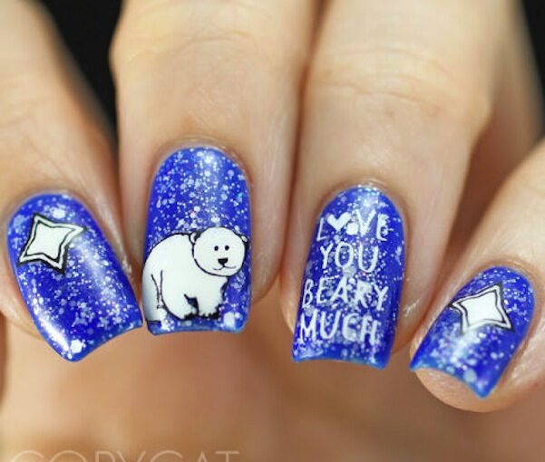 13 Gorgeous Winter Nail Designs to Brighten Up the Season (Part 2) 13 Gorgeous Winter Nail Designs to Brighten Up the Season (Part 2) - winter nail design, winter Nail Art Ideas, winter nail art, Winter Nail
