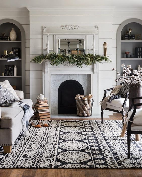 Winter Fireplace Mantel Decorating Ideas - winter mantel, Winter Fireplace Mantel Decorating Ideas, Winter Fireplace Mantel, Mantel Decorating Ideas