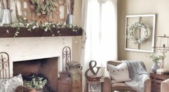 Winter Fireplace Mantel Decorating Ideas