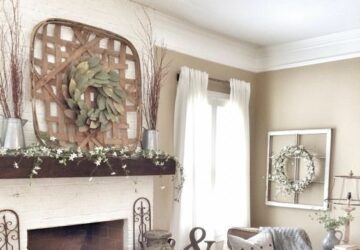 Winter Fireplace Mantel Decorating Ideas - winter mantel, Winter Fireplace Mantel Decorating Ideas, Winter Fireplace Mantel, Mantel Decorating Ideas