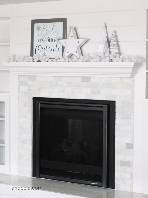 Winter Fireplace Mantel Decorating Ideas - winter mantel, Winter Fireplace Mantel Decorating Ideas, Winter Fireplace Mantel, Mantel Decorating Ideas