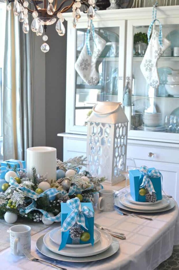 13 DIY Blue Christmas Decor Ideas to Display This Holiday Season - diy christmas decor, DIY Blue Christmas Decor, Blue Christmas Decor, blue