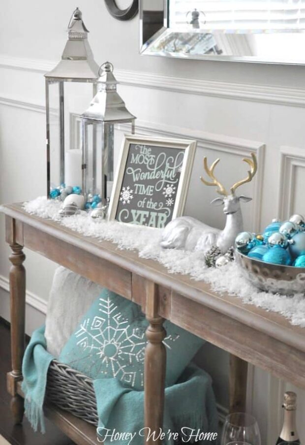 13 DIY Blue Christmas Decor Ideas to Display This Holiday Season - diy christmas decor, DIY Blue Christmas Decor, Blue Christmas Decor, blue
