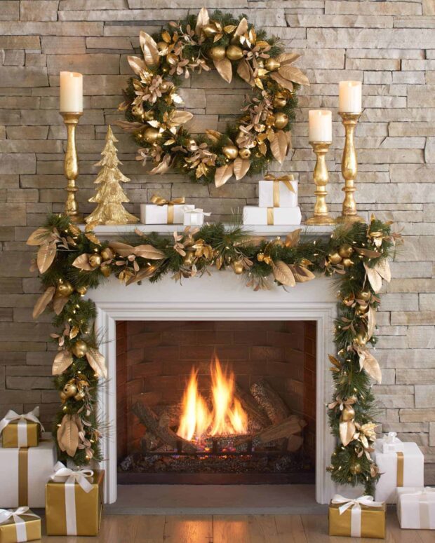 13 Amazing DIY Gold Christmas Decor Projects - Gold Christmas Decor Projects, diy gold decor, DIY Gold Christmas Decor Projects, diy christmas decor