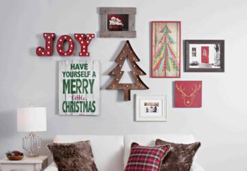 DIY Festive Christmas Wall Decor Ideas that will Instantly Get You into the Holiday Spirit - Diy Christmas, Christmas Wall Decor Ideas, Christmas Wall Decor