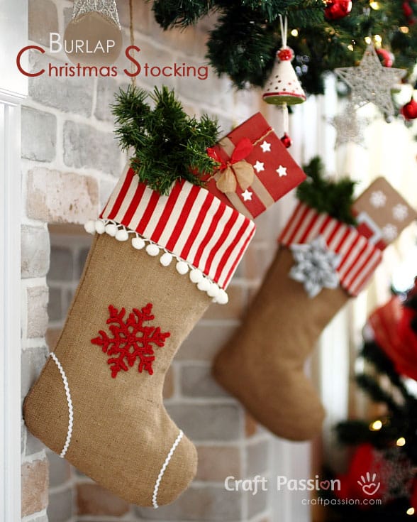 13 Creative DIY Christmas Stocking Ideas - DIY Christmas Stocking Ideas, Diy Christmas stocking