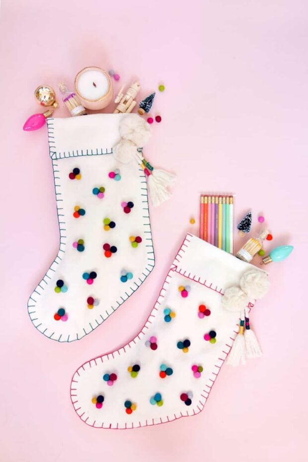 13 Creative DIY Christmas Stocking Ideas - DIY Christmas Stocking Ideas, Diy Christmas stocking