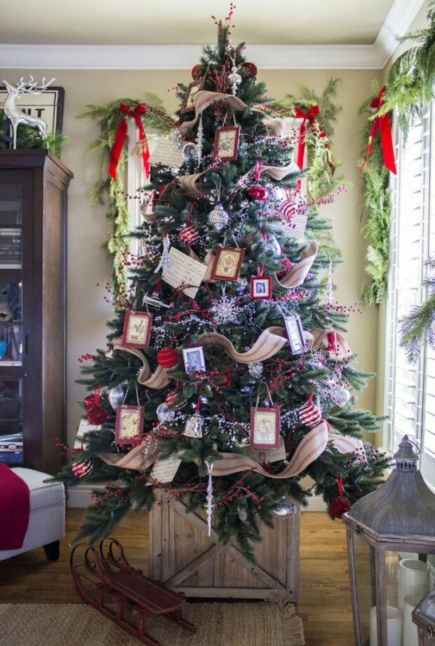 13 Unique Christmas Tree Ideas for The Best Holiday Celebration - unique christmas tree, Christmas Tree Ideas, Christmas Tree Decorating Ideas, Christmas tree