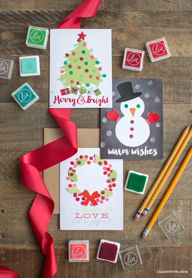 14 Best Handmade DIY Christmas Card - diy christmas cards, DIY Christmas Card Ideas, DIY Christmas Card