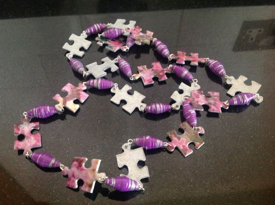Creative DIY Craft Ideas with Jigsaw Puzzles - puzzle, jigsaw, diy, crafts