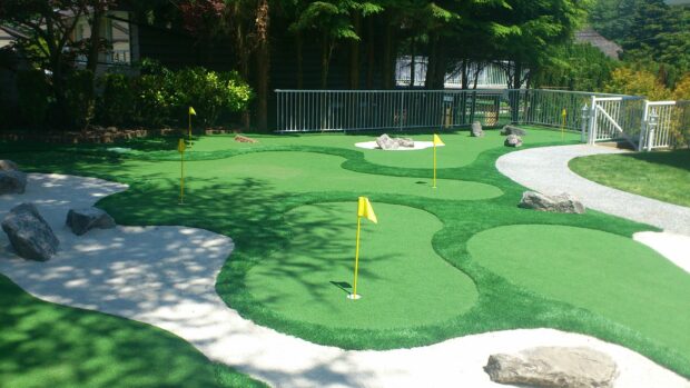 Why you should build a Backyard Golf Course - landscape, golf, backyard