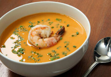 Cream Soup Recipe For Healthy & Sophisticated Christmas Entrée - soup, prawn bisque, food & drinks, food, delicious food, cream soup