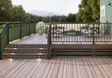 A Few Ideas for Deck Railing to Offer a Long-Lasting Appeal - wood-metal, stainless steel, railings, outdoor, grid metal, glass-filled, deck