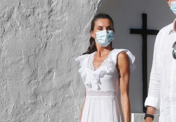 The White Dress That Queen Letizia Wore On Ibiza Set Trends For Upcoming Dress Styles - women style, women fashion, white dress, style motivation, style, lace panels, fashion style, fashion, cotton white dress