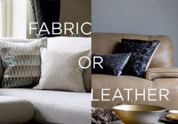 Fabric Or Leather? Checkout Which One Is Best For You! - modern, leather, furniture, fabric