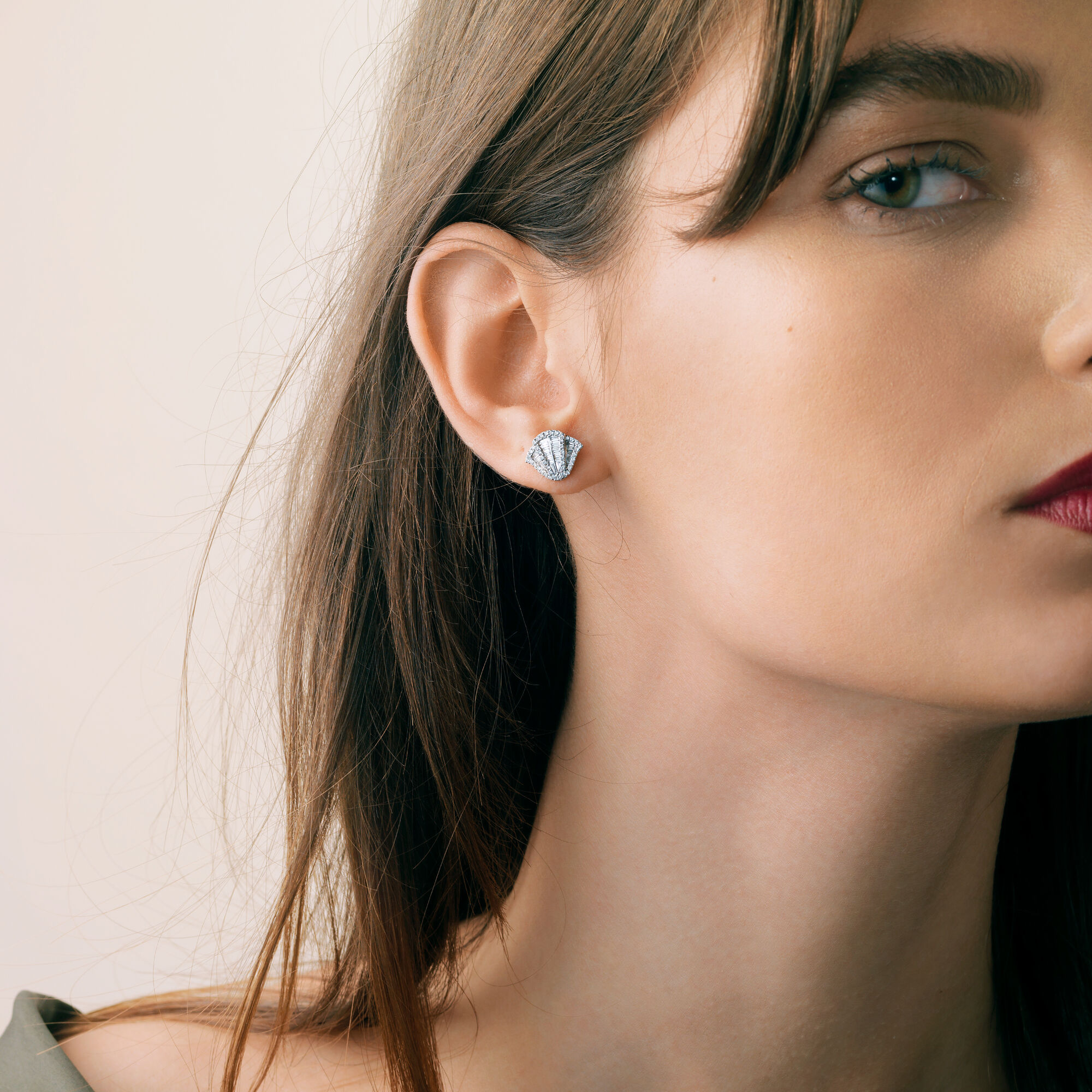 Black And White Bauble Earring