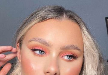 Peach-Inspired Makeup That Will Melt You Right Away - trending makeup, style motivation, style, peachy makeup, peach tones, Makeup