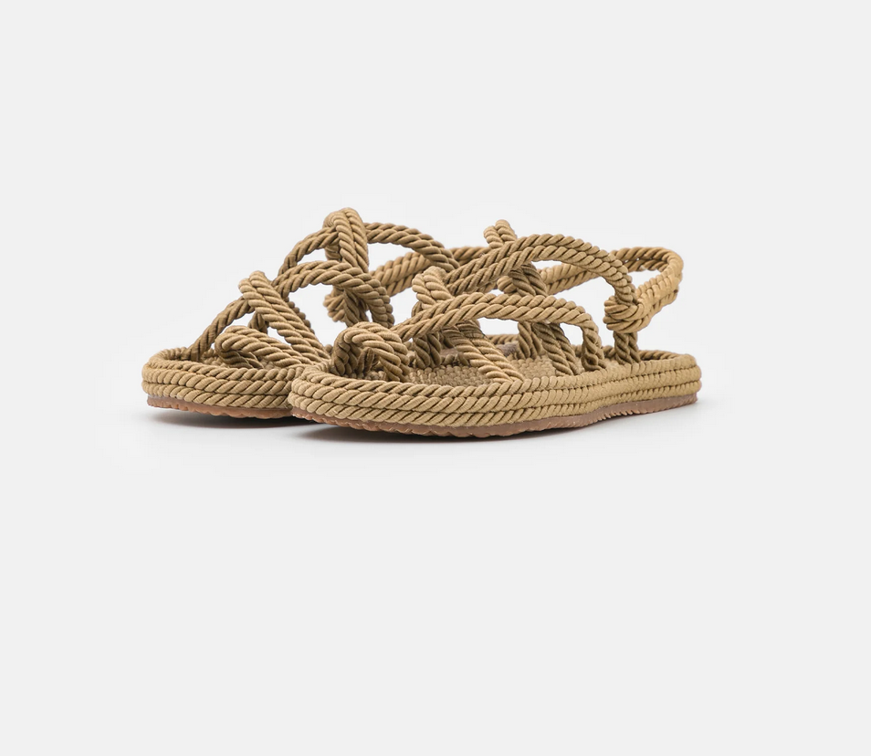 tan rope sandals