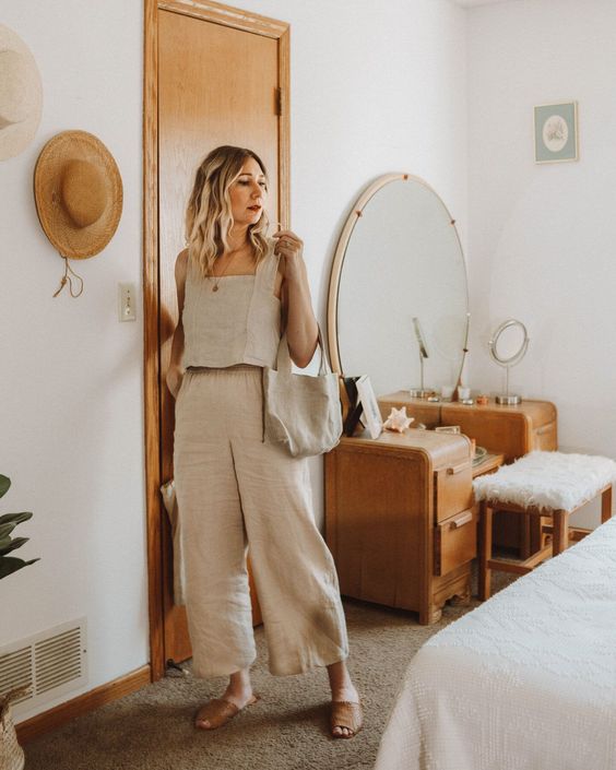 How To Wear The Linen Pants This Summer In a Chic Way