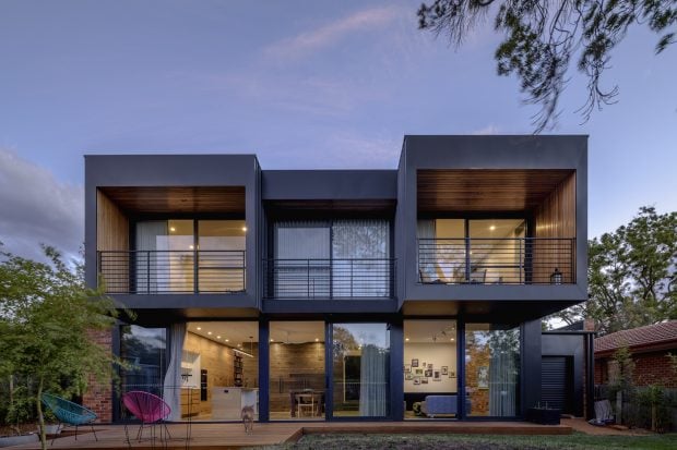 Hackett House, Canberra. Architecture & Interiors by Ben Walker Architects, built by Ewer Constructions, Architectural Photography by The Guthrie Project.