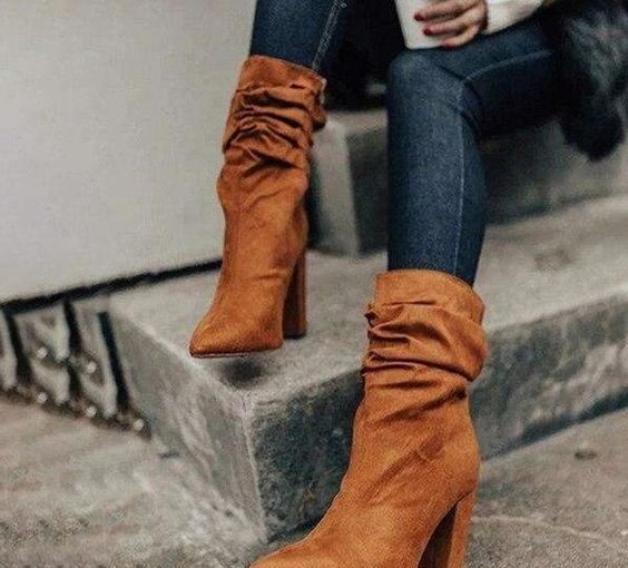 The Kitten Heels Boots That Fashionistas Are Snapping Up This Season - style motivation, style, pleated boots, leopard boots, kitten heel boots, heel boots, fashion style, fashion, crocodile boots, cream thigh boots, cowvoy boots, boots