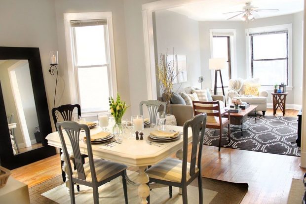 How To Make a Small Dinning Space Appear Large - table, kitchen, dinning room