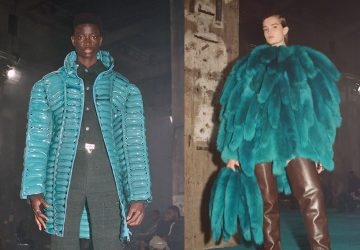 The Sculptural Looks Of Bottega Veneta Fall-Winter 2021 Collection - style motivation, style, new collection, leather, feathers, fashion style, fashion, Bottega Veneta