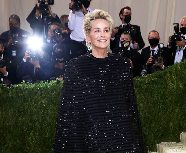 Met Gala '21 - Our Pick - Sharon Stone With The Most Surprising Outfit - style motivation, style, sharon stone, outfit, met gala 2021, glamorous outfit, fashion style, fashion icon, fashion, actress