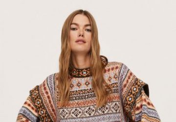 Jacquard-Style Sweater Is The New Garment Of Desire Of The Moment - sweaters. jacquard-style sweaters, style motivation, style, fashion style, fashion