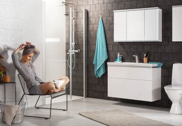 Simple And Effective Ways To Make Your Bathroom Stand Out - simple, radiator, mirror, lighting, home decor, effective, bathroom